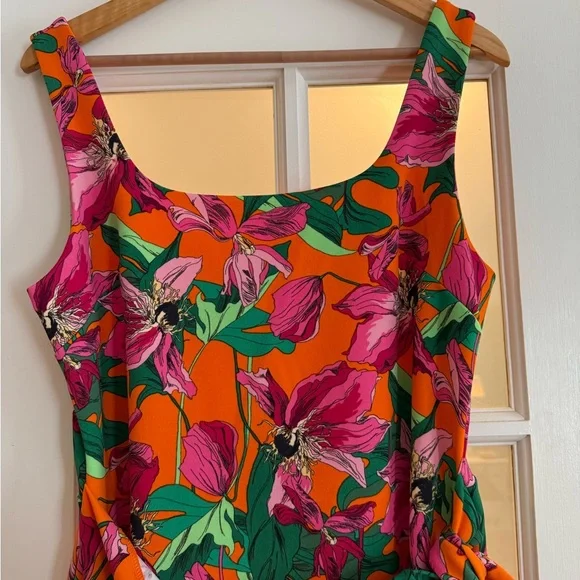 Floral Sleeveless Dress - Multicolor - Picture 3 of 6